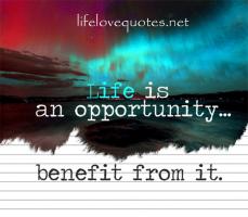 Good Opportunity quote #2