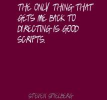 Good Scripts quote #2
