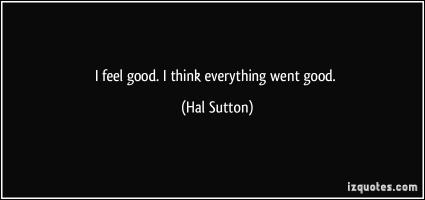 Hal Sutton's quote