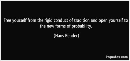 Hans Bender's quote