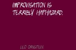 Haphazard quote #1