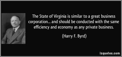 Harry F. Byrd's quote