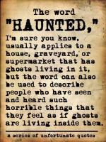 Haunted quote #1