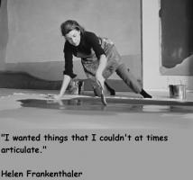 Helen Frankenthaler's quote #4
