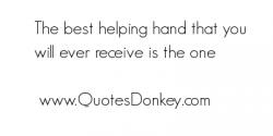 Helping Hand quote #2