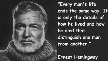 Hemingway quote #3