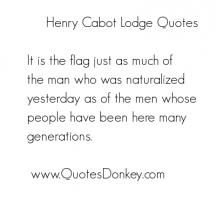 Henry Cabot Lodge's quote