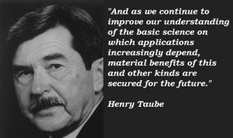 Henry Taube's quote #2
