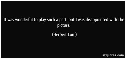 Herbert Lom's quote #3