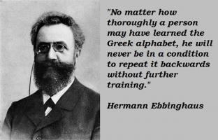 Hermann Ebbinghaus's quote