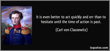 Hesitate quote #3