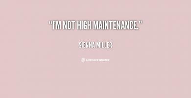 High Maintenance quote #2