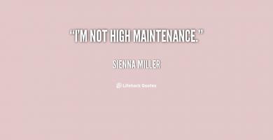 High Maintenance quote #2