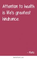 Hindrance quote #2