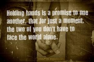 Holding Hands quote #2