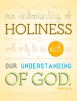 Holiness quote #1