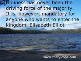 Holiness quote #1
