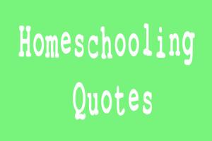 Home Schooling quote #2