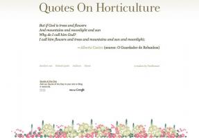 Horticulture quote #1