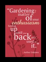 Horticulture quote #1
