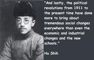 Hu Shih's quote