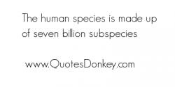 Human Species quote #2