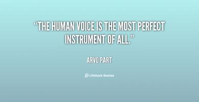 Human Voice quote #2