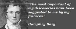 Humphry Davy's quote