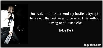 Hustle quote