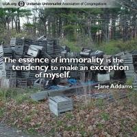 Immorality quote