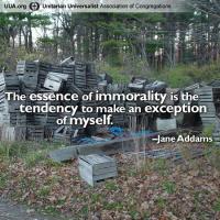 Immorality quote