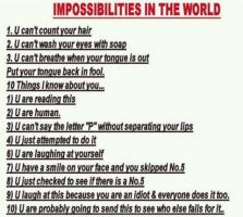 Impossibilities quote #2