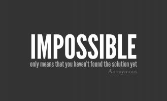 Impossibility quote #2