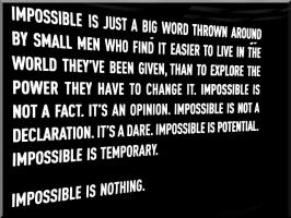 Impossibility quote #2