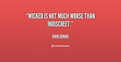 Indiscreet quote #1