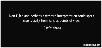 Insensitivity quote #2