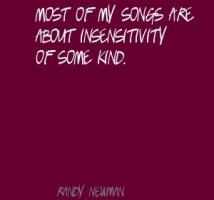 Insensitivity quote #2