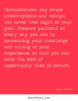 Interruptions quote #2