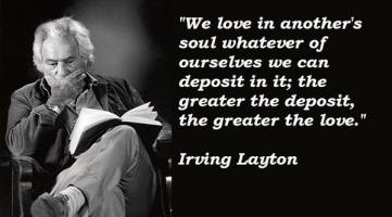 Irving Layton's quote #4