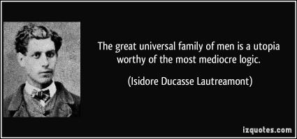 Isidore Ducasse Lautreamont's quote
