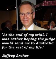 Jeffrey Archer's quote