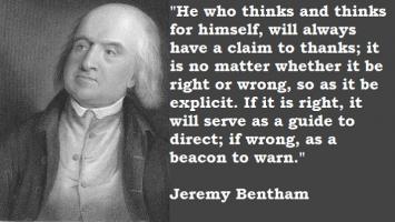 Jeremy Bentham's quote