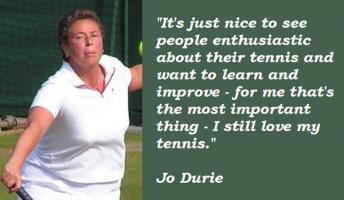 Jo Durie's quote #3