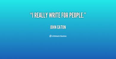 John Eaton's quote