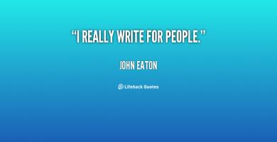 John Eaton's quote