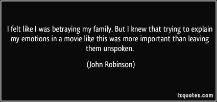 John Robinson's quote