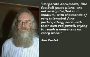 Jon Postel's quote