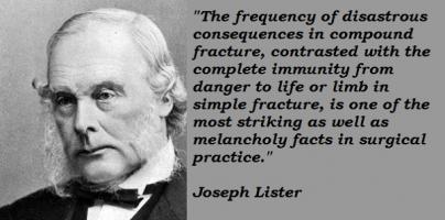 Joseph Lister's quote #1
