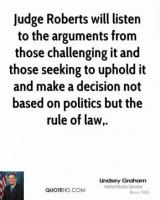 Judge Roberts quote #2