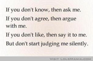 Judgements quote #1